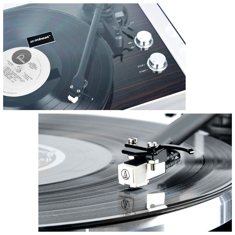 Mbeat Counter Weight/Anti-Skating Bluetooth Turntable Player w/USB/RCA/Phono Out — image 7