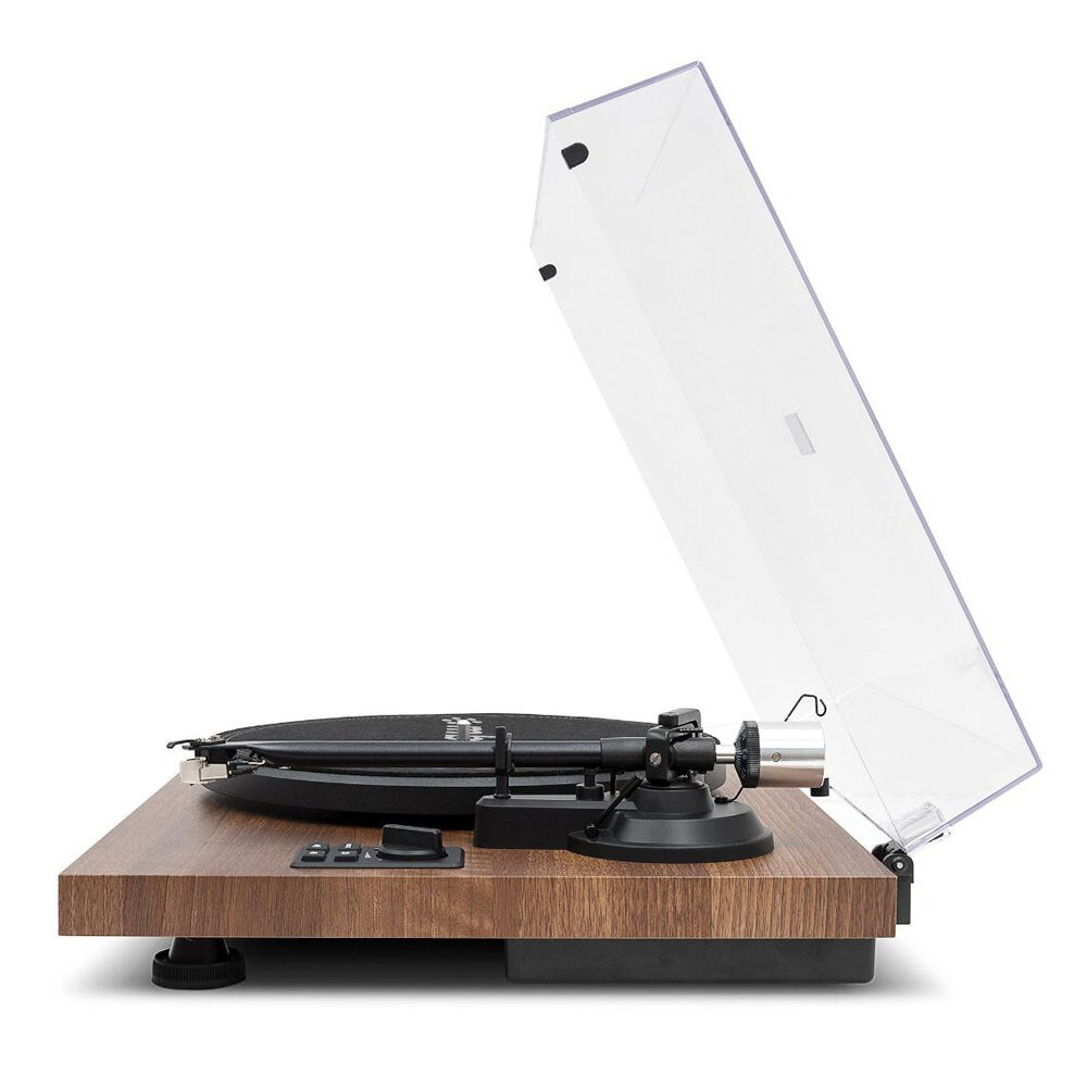 Mbeat MB-PT-28 Bluetooth Hi-Fi Turntable Vinyl Record Player w/ Speakers Brown — image 2