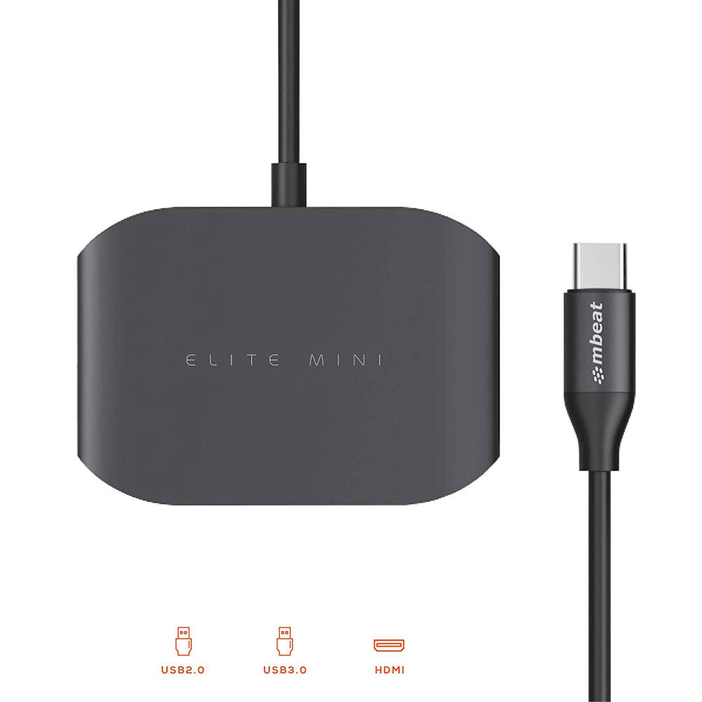 Mbeat Elite Mini - USB-C to 4K Hdmi/usb-a 2.0/USB-A 3.0 Adapter Hub/Splitter — image 3