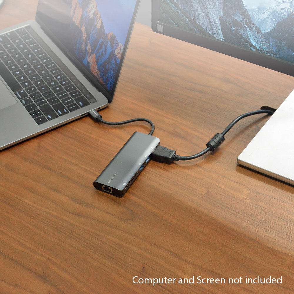 Mbeat Elite USB-C Hub/Dock Mac/PC/Computer/Windows w/ 4K/Ethernet/Card Reader — image 6