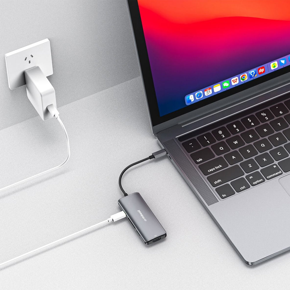 Mbeat Elite 7-in-1 Multifunction USB-C 3.2 Data Hub 8k Hdmi/sd Card 10GBPS Grey — image 4