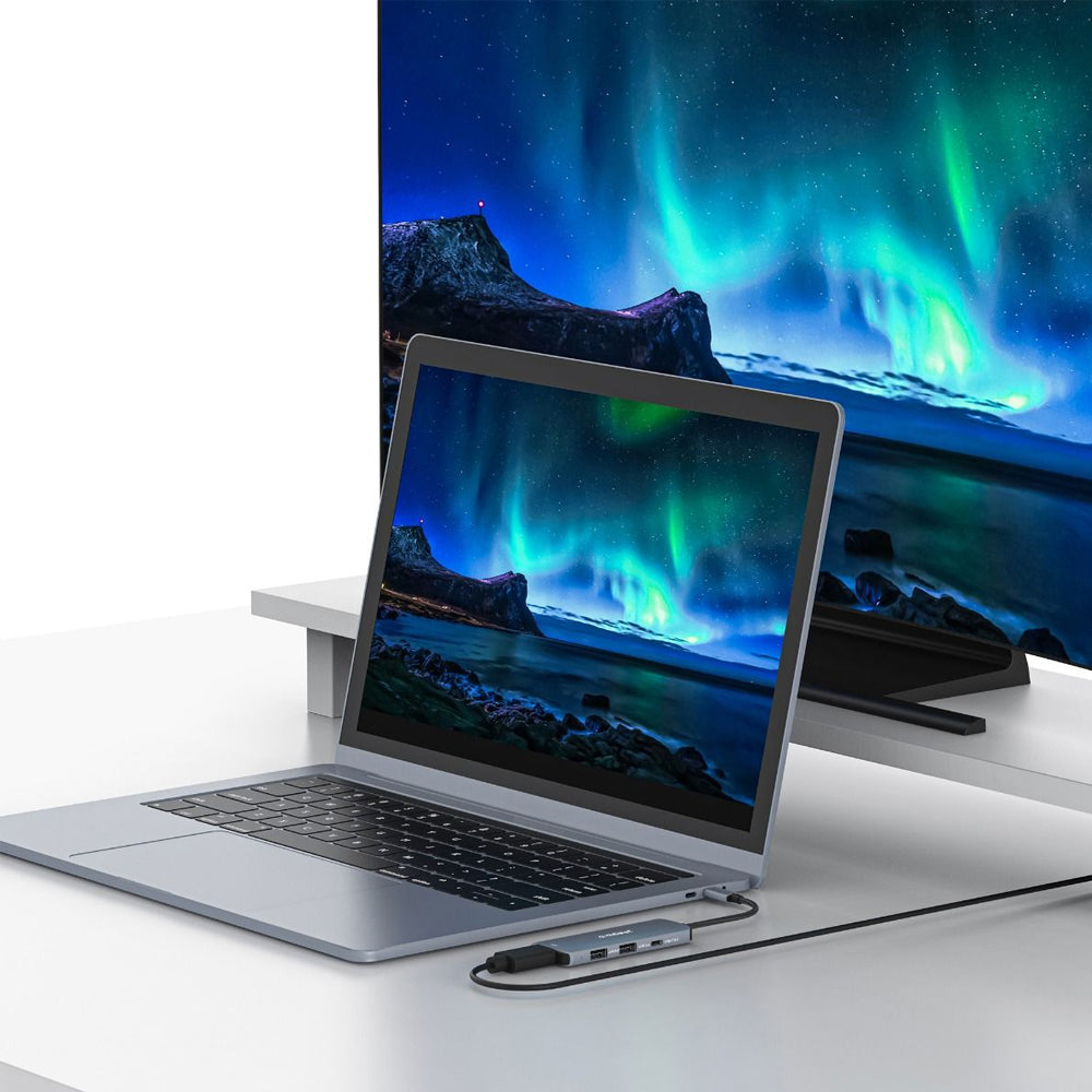 Mbeat Elite 7-in-1 Multifunction USB-C 3.2 Data Hub 8k Hdmi/sd Card 10GBPS Grey — image 6