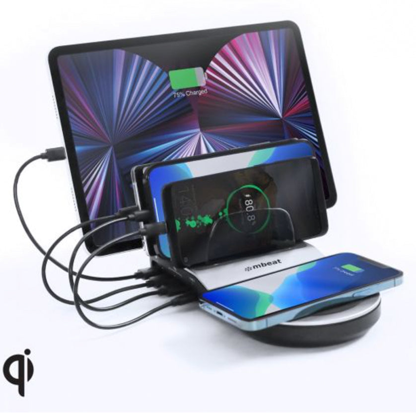 Mbeat Gorilla Power Multi-Device/Phone Qi Wireless/USB-C/USB-A Charging Dock — image 4