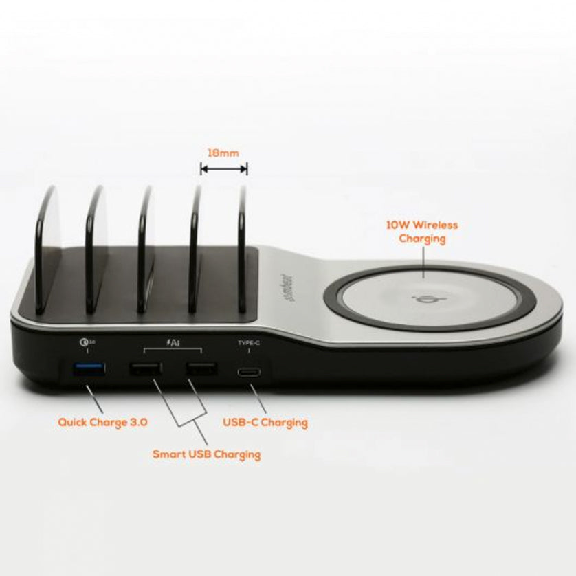 Mbeat Gorilla Power Multi-Device/Phone Qi Wireless/USB-C/USB-A Charging Dock — image 2