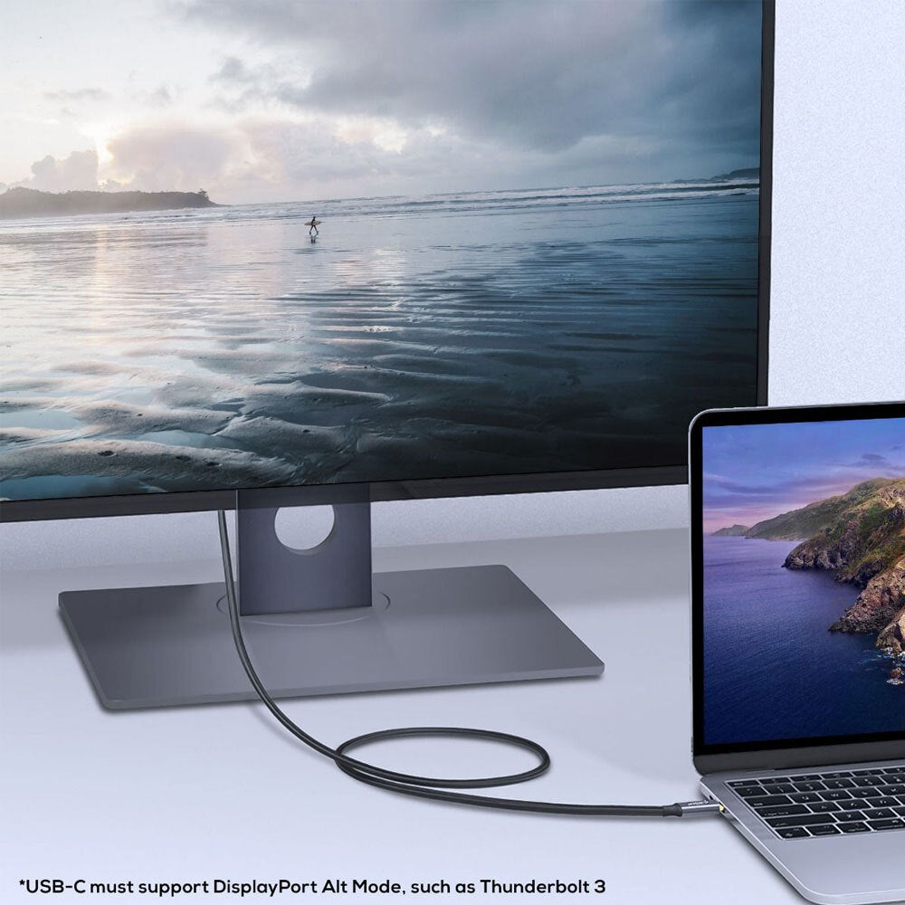 Mbeat ToughLink 1.8m 4K USB-C Male To DisplayPort M Cable Adapter For Laptop/PC — image 2