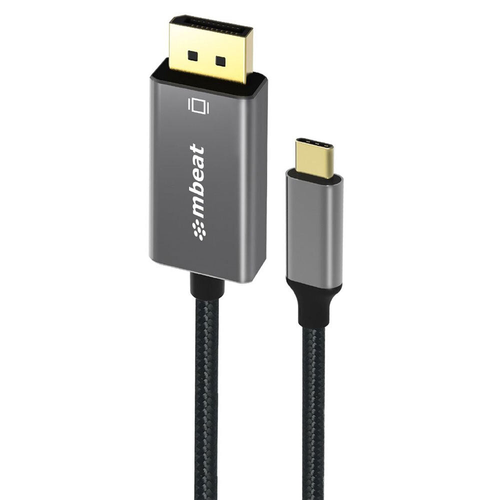 Mbeat ToughLink 1.8m 4K USB-C Male To DisplayPort M Cable Adapter For Laptop/PC