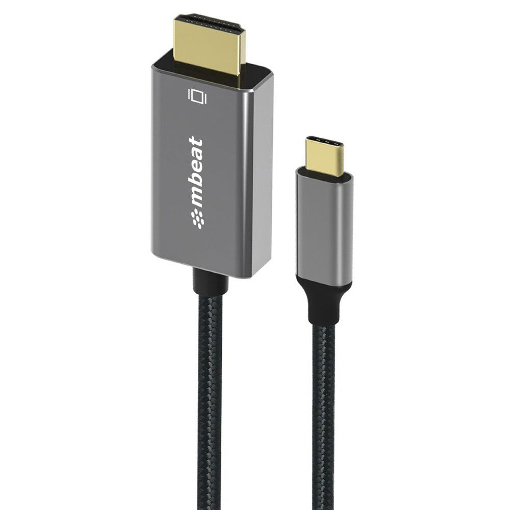 Mbeat ToughLink 1.8m 4K USB-C Male To HDMI M Cable Adapter Cord For Laptop/Phone