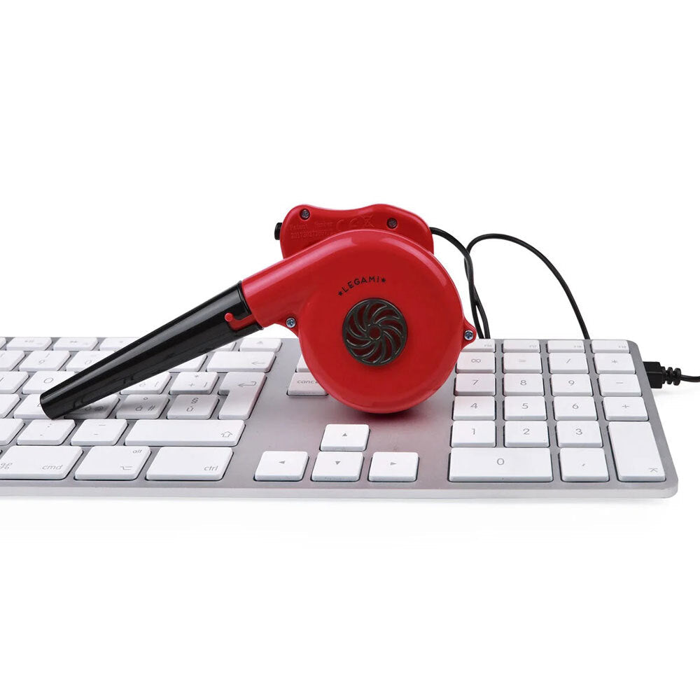 Legami Blow Away Mini USB PC/Laptop Office Desktop Dust Blower/Duster Red 16cm — image 3