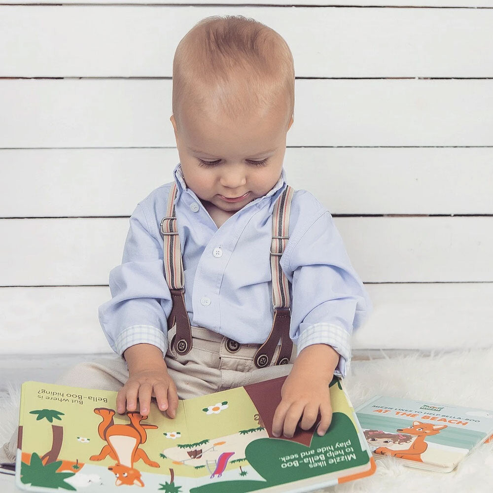 Mizzie the Kangaroo Be Active Touch/Feel Story/Bed Time Hardcover Children Book — image 3