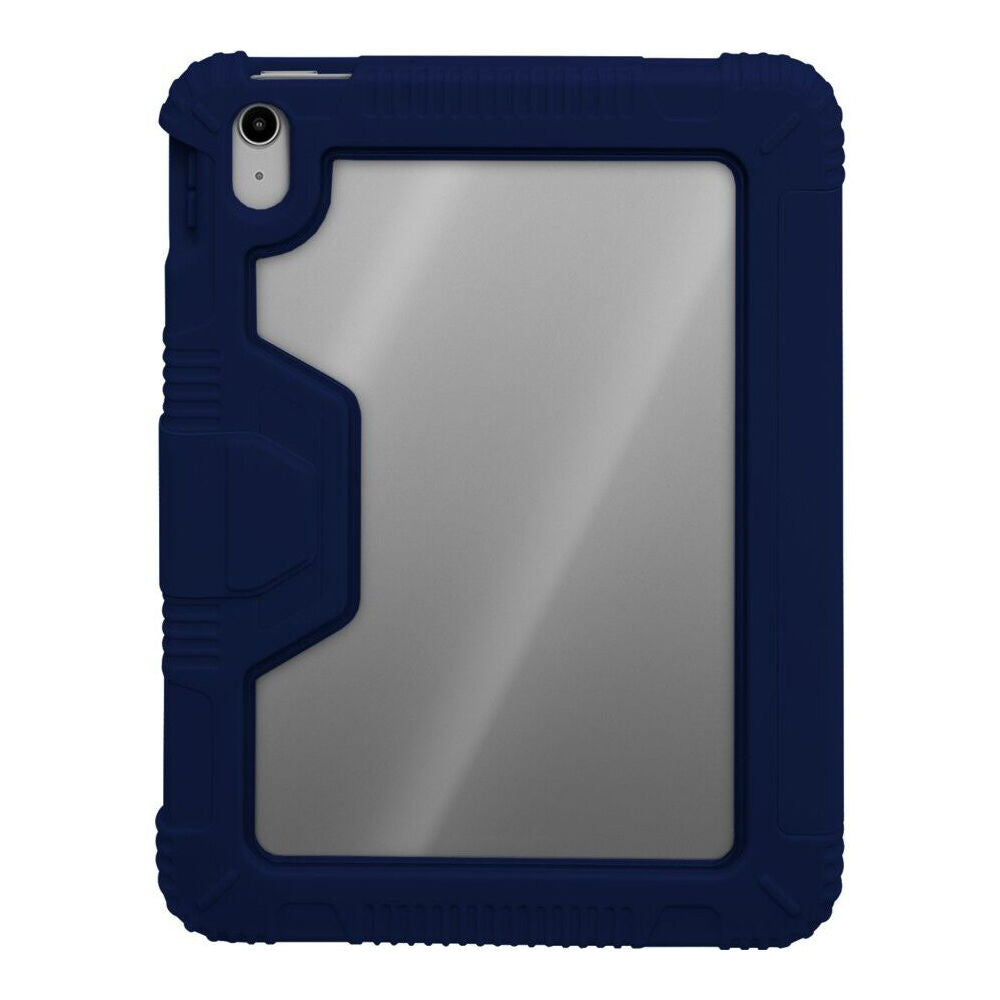 Techxtras Shock Resistant Built-In Tri-Folding Tablet Case for iPad 10.9" Navy — image 3