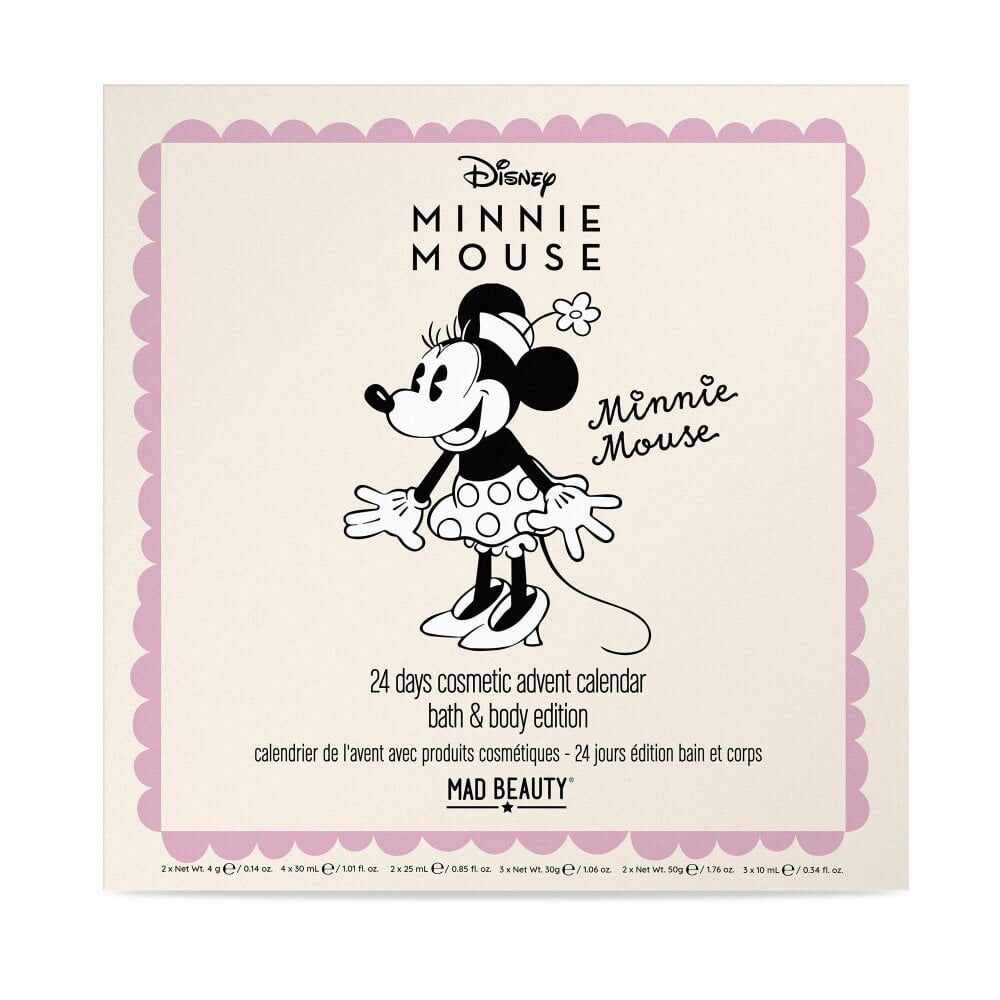 Disney Minnie Mouse Bow Magic 24 Day Beauty & Body Care Advent Calender