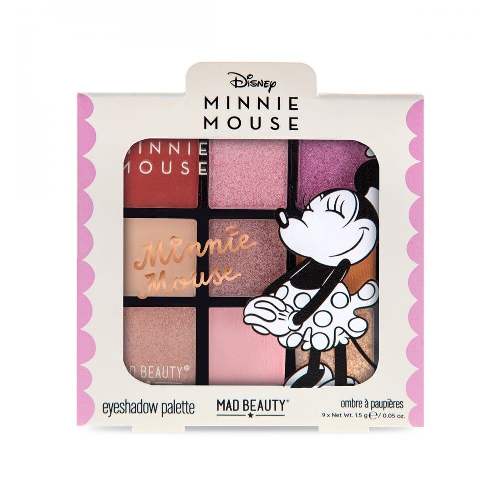 Disney Minnie Bow Magic Pigmented Eyeshadow Makeup Palette 13.5g (9 Pieces)