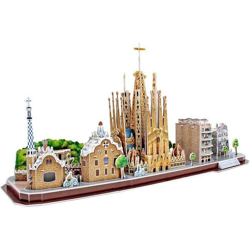 Cubic Fun City Line Barcelona Kids/Childrens 3D Puzzle 54x17x26.2cm 8y+ — image 2