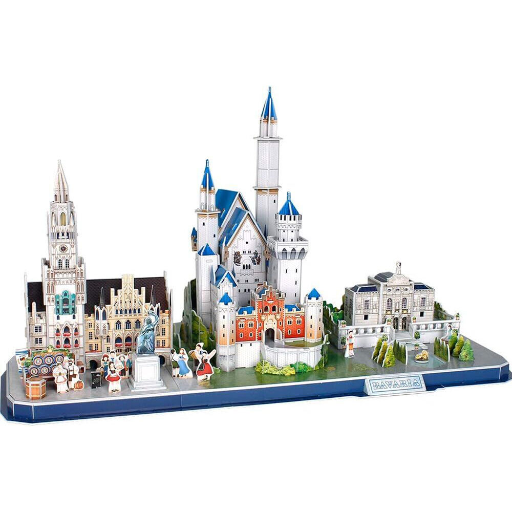 Cubic Fun City Line Bavaria Kids/Childrens 3D Puzzle 48x22.4x26.9cm 8y+ — image 2