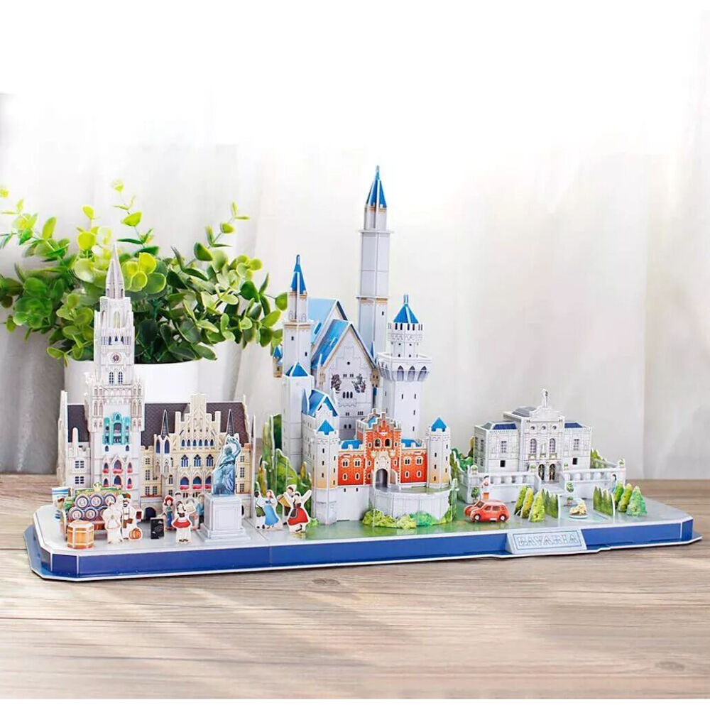 Cubic Fun City Line Bavaria Kids/Childrens 3D Puzzle 48x22.4x26.9cm 8y+ — image 3