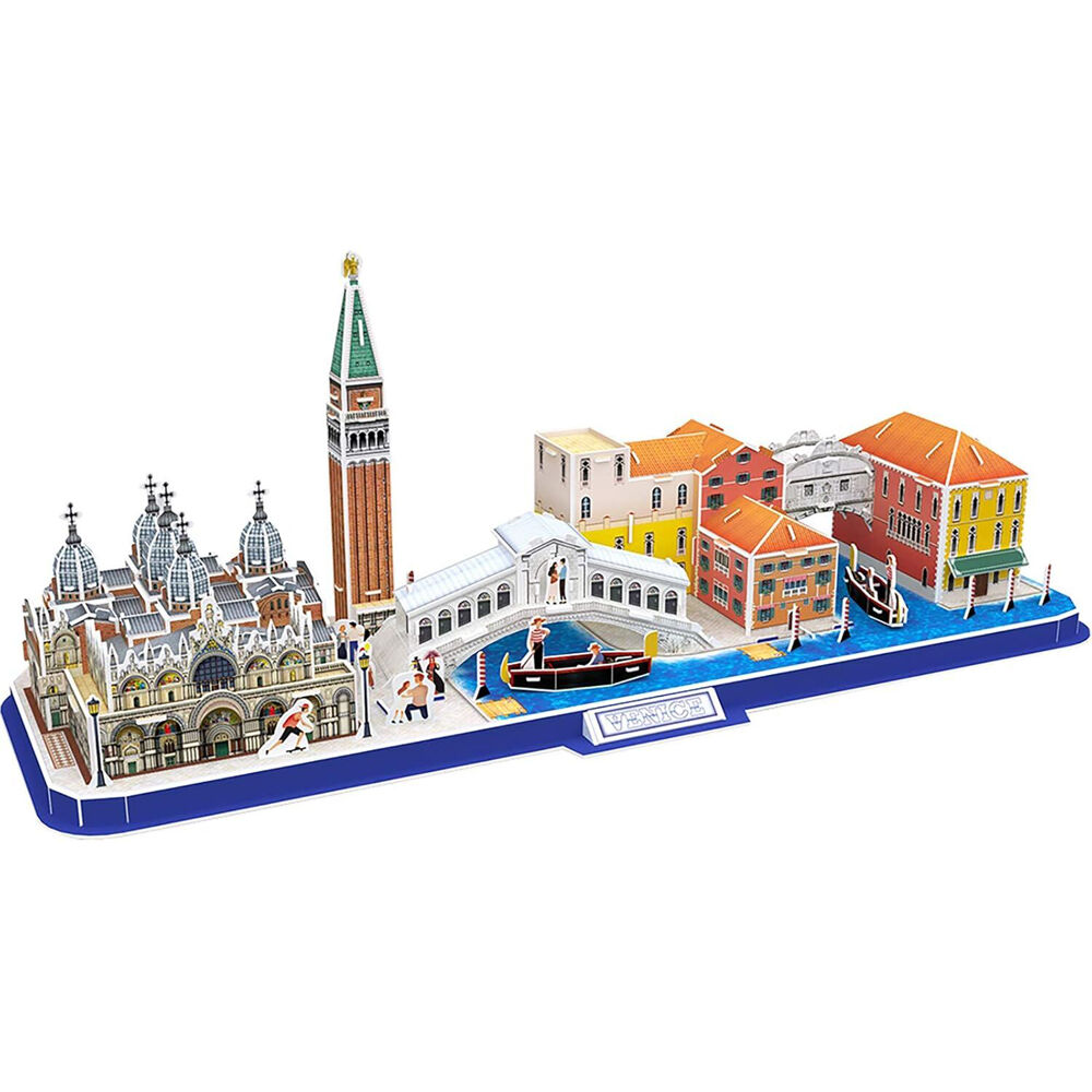 Cubic Fun City Line Venice Kids/Childrens 3D Puzzle 53x18.1x20.5cm 8y+ — image 2