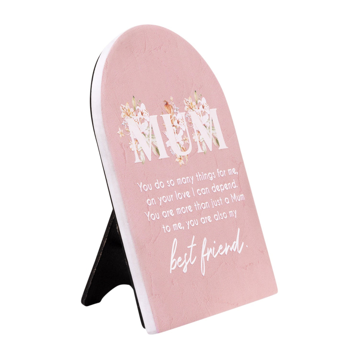 Splosh Mothers Day Best Friend Verse Quote Plaque Standing Tabletop Decor 14cm — image 2