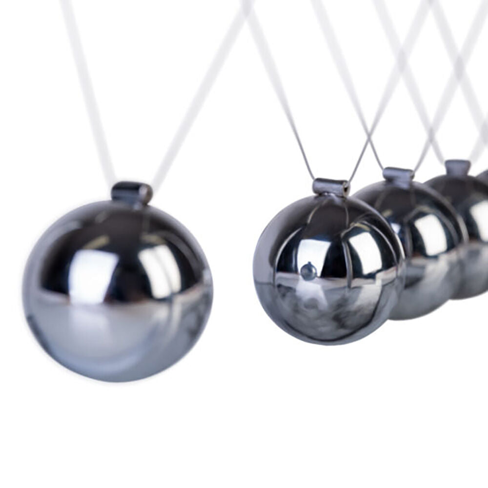 Mdi Balance Ball Cradle w/ White Marble Base Desk Accessory Decor Large — image 2