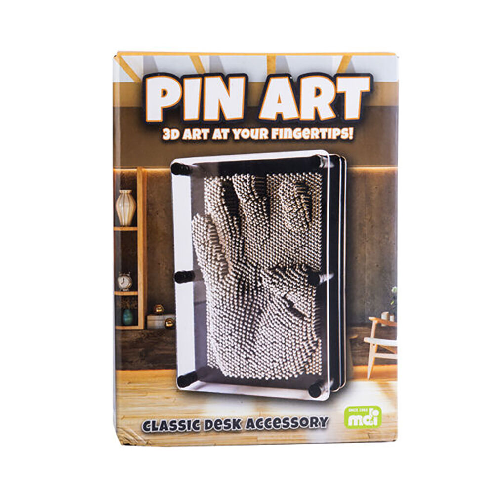 Mdi 5x7in Rectangle Pinhead 3D Finger Pin Art Desk Tabletop Decor Accessory — image 5