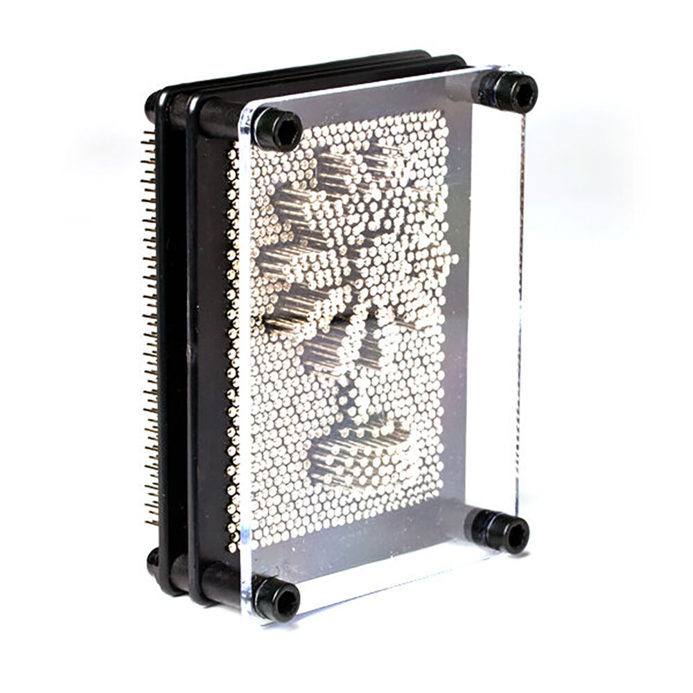 Mdi 3x5in Rectangle Pinhead 3D Finger Pin Art Desk Tabletop Decor Accessory