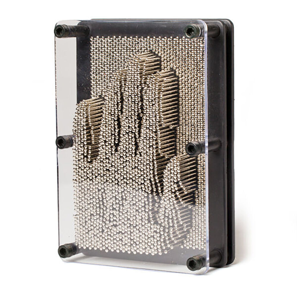 Mdi Pinhead 3D Finger Pin Art Tabletop Desk Accessory Decor Rectangle 5x7in (2 Pack) — image 4