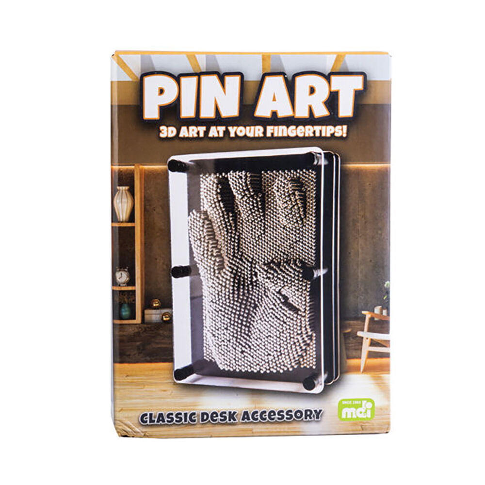 Mdi Pinhead 3D Finger Pin Art Tabletop Desk Accessory Decor Rectangle 5x7in (2 Pack) — image 6
