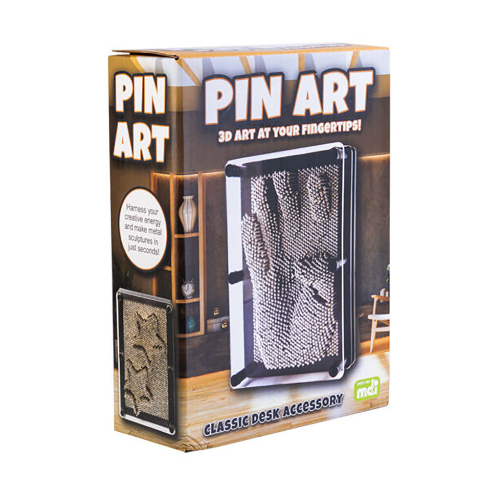 Mdi Pinhead 3D Finger Pin Art Tabletop Desk Accessory Decor Rectangle 5x7in (2 Pack) — image 7