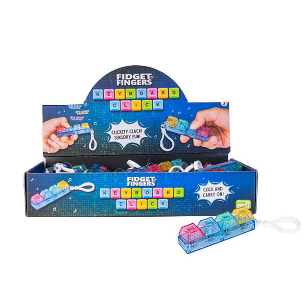 Mdi Keyboard Click Fidget Keychain Kids/Children Sensory Toy 3y+ Assorted — image 5