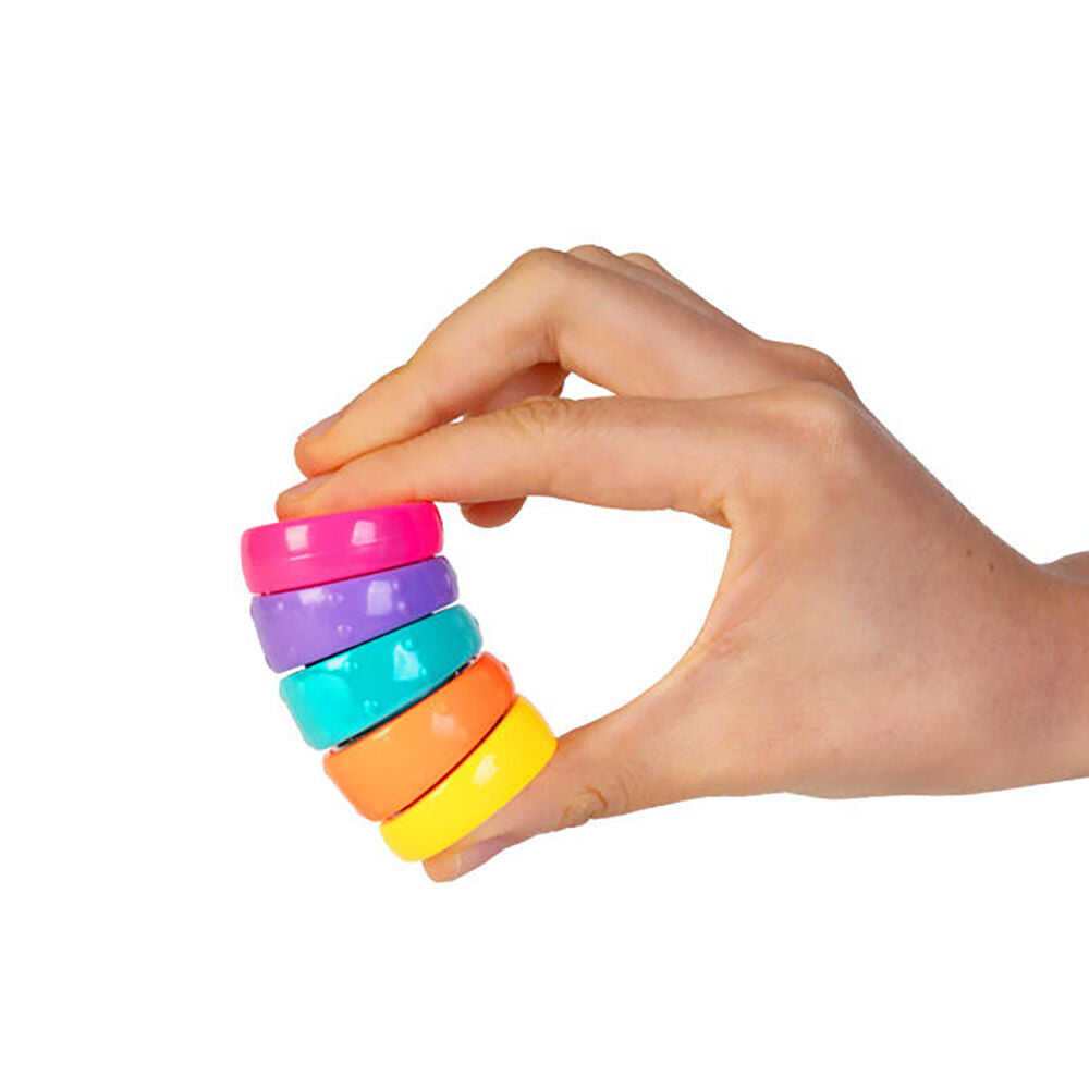 Mdi Spin Stack Fidget Finger Kids/Children Sensory Play Anti-Stress Toy 3y+ (6 Pack) — image 3