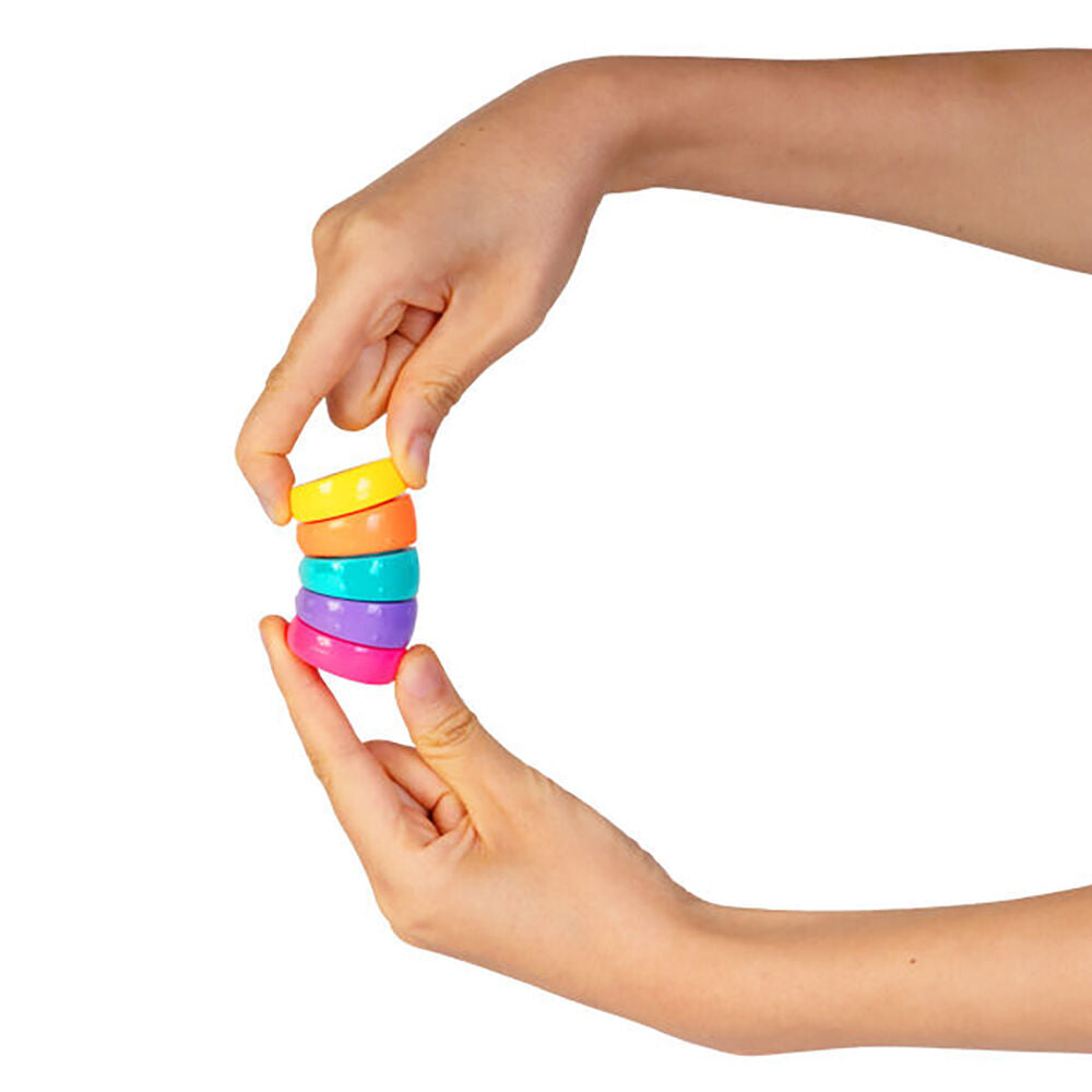 Mdi Spin Stack Fidget Finger Kids/Children Sensory Play Anti-Stress Toy 3y+ (6 Pack) — image 4