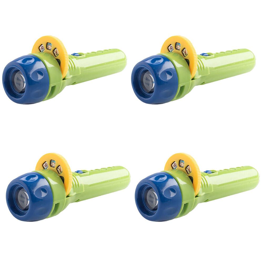 Dino Island Dinosaur Torch Projector Educational Kids/Children Play Toy 5y+ (4 Pack)