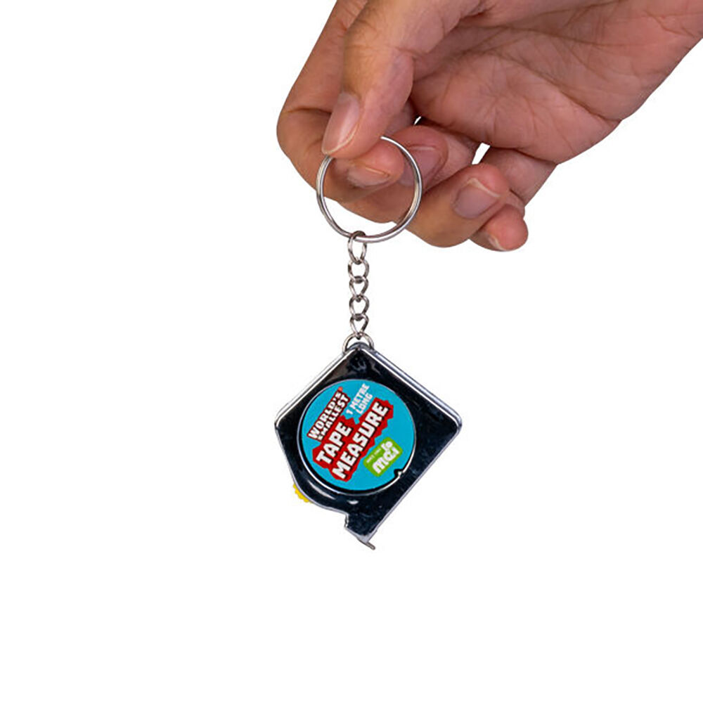 Worlds Smallest Tape Measure Keychain Pocket-Size Kids/Children Toy 8y+ (6 Pack) — image 3