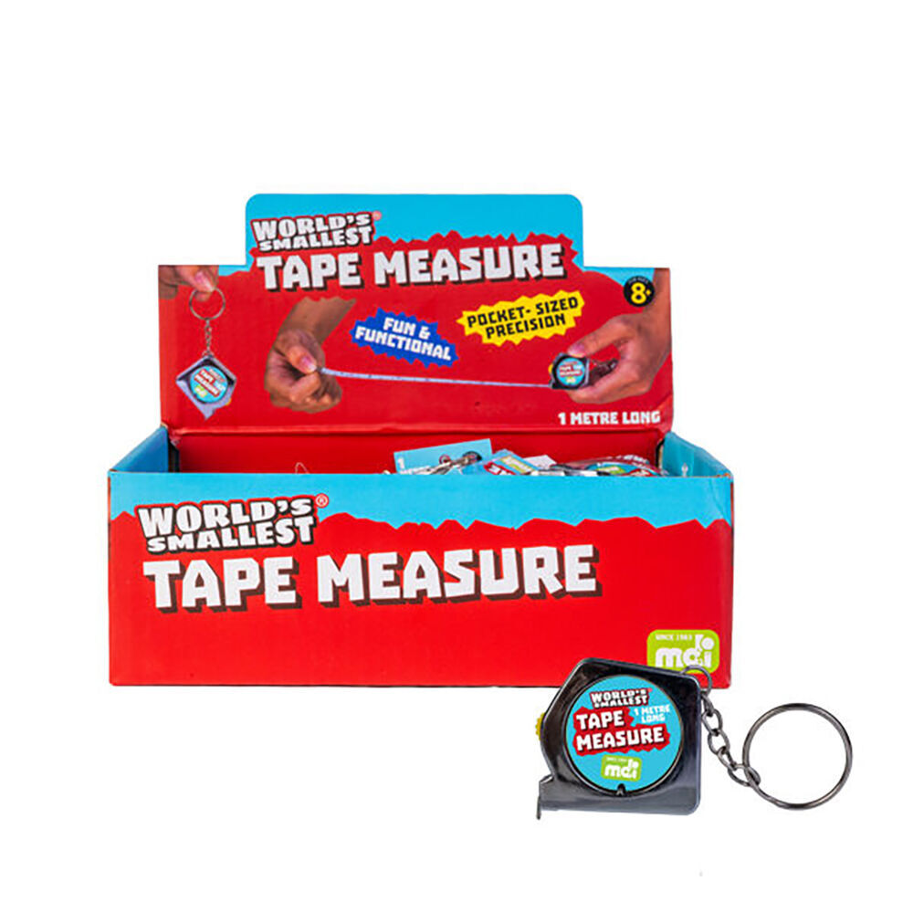 Worlds Smallest Tape Measure Keychain Pocket-Size Kids/Children Toy 8y+ (6 Pack) — image 6