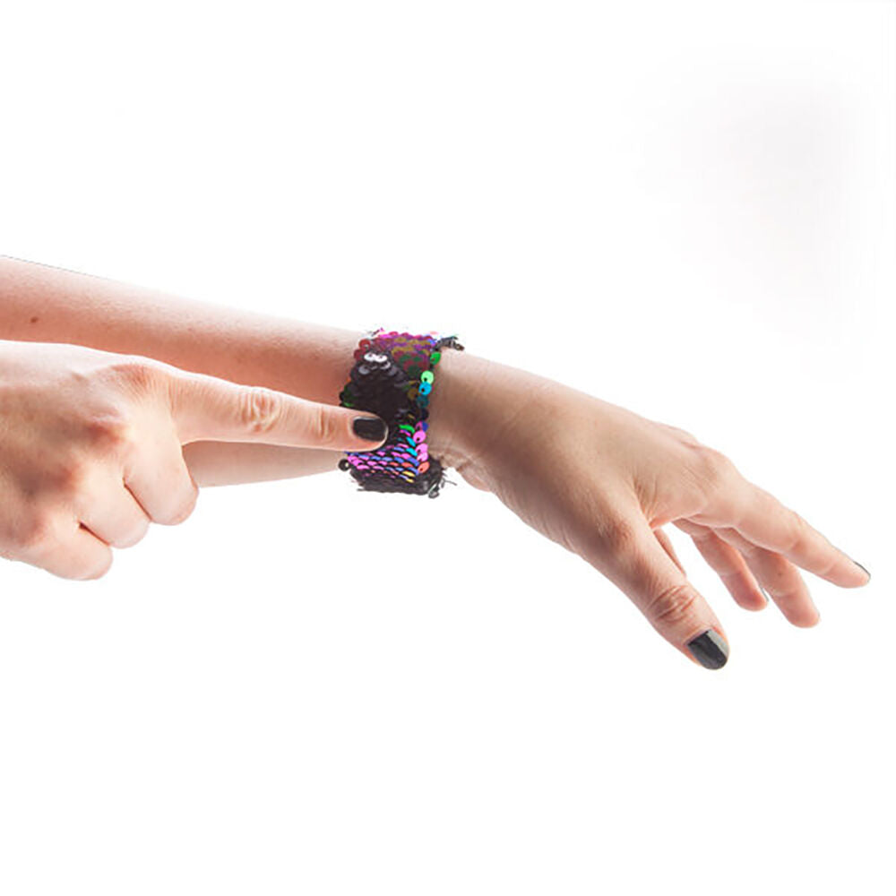 Mdi Reversible Sequin Snap Wrist Band Bracelet Magic Kids Accessory ASsorted — image 5