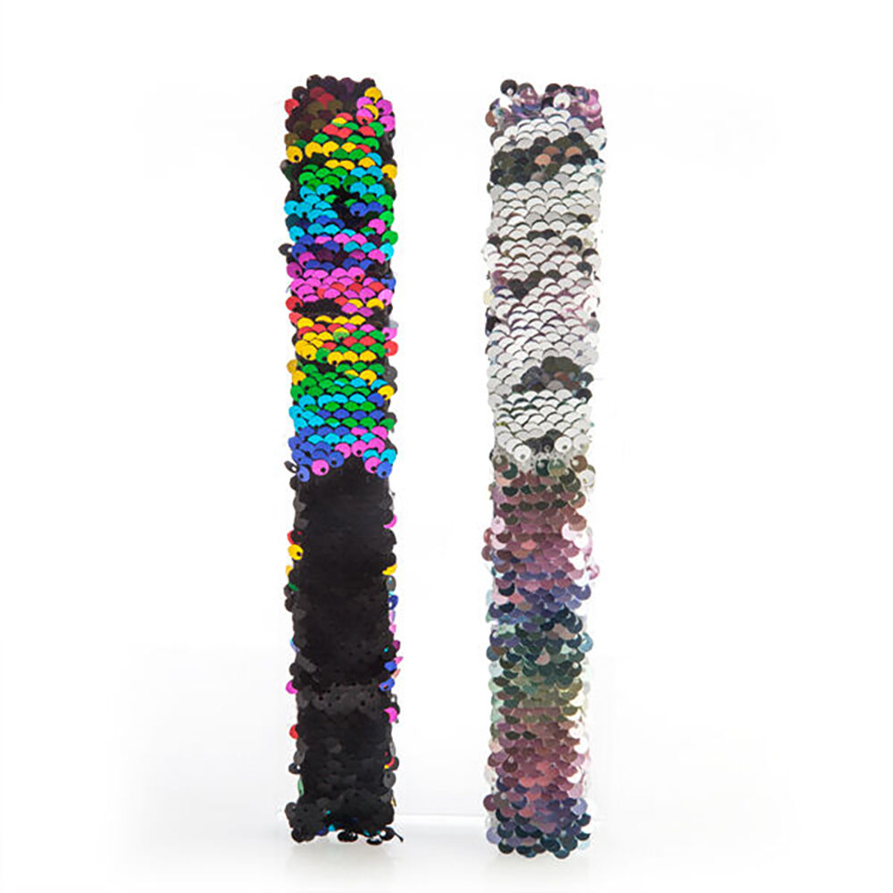 Mdi Reversible Sequin Snap Wrist Band Bracelet Magic Kids Accessory ASsorted — image 2