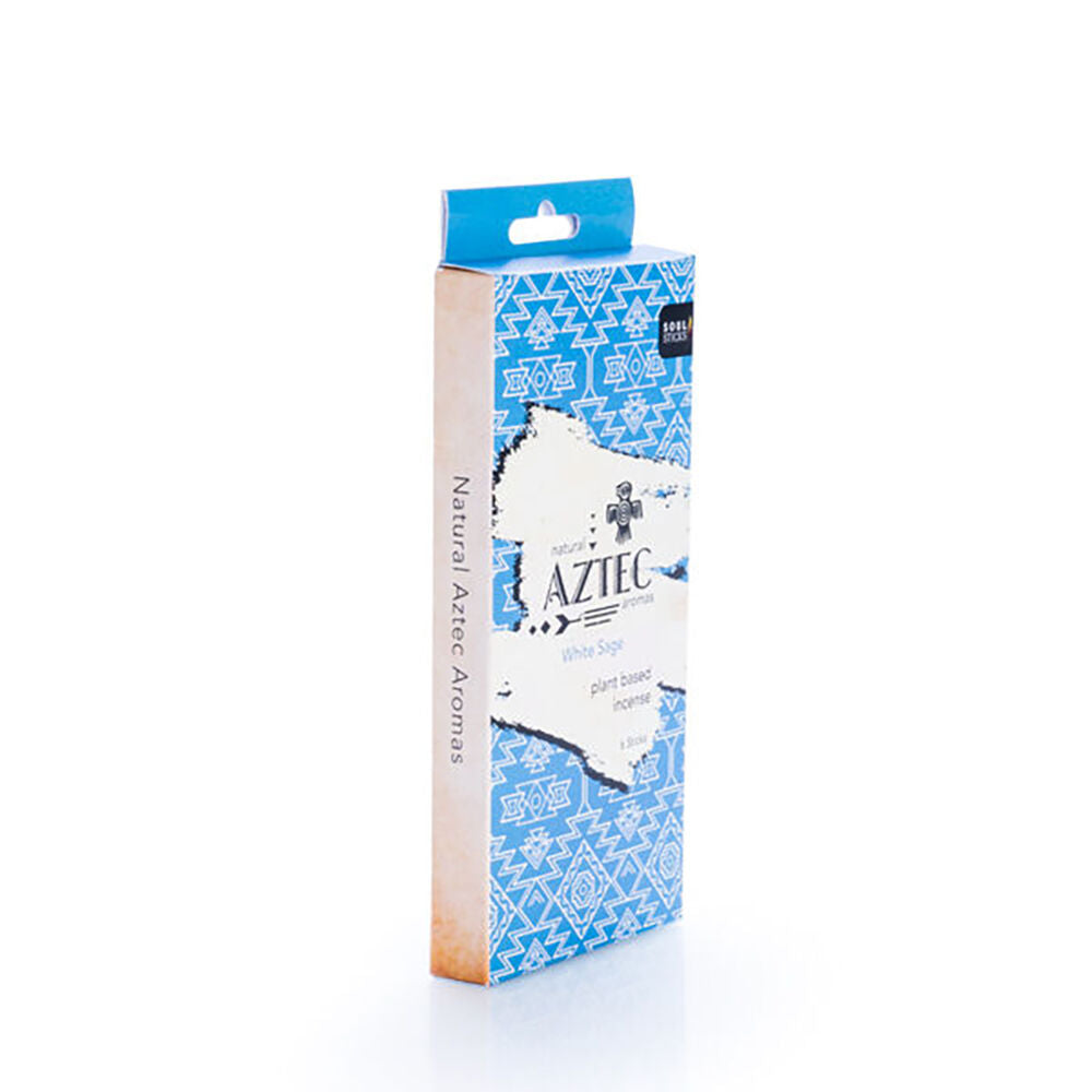 Wild Scents Aztec Aroma Plant Based Incense Stick Fragrance White Sage (6 Pieces) — image 4