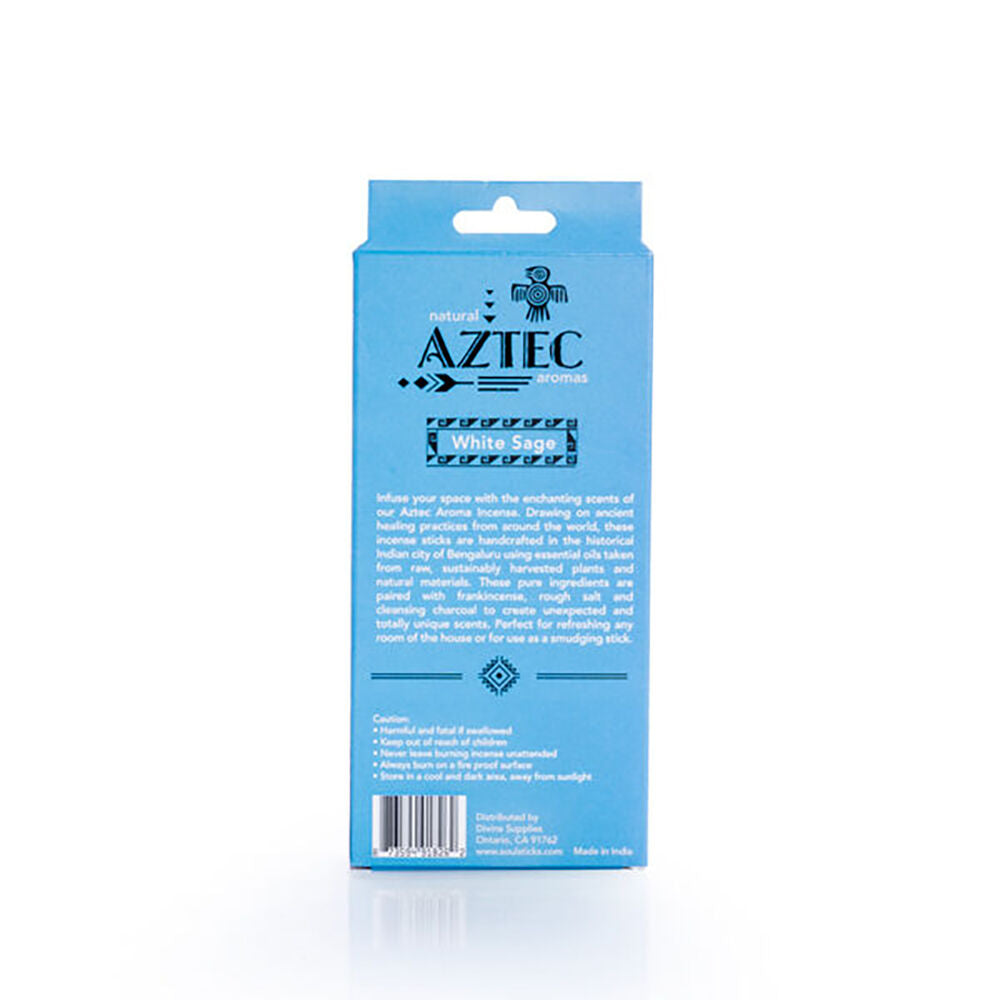 Wild Scents Aztec Aroma Plant Based Incense Stick Fragrance White Sage (6 Pieces) — image 5