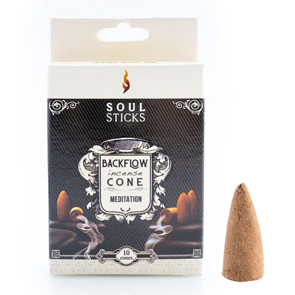 Wild Scents Soul Sticks Backflow Incense Cones Fragrance Meditation (10 Pieces) — image 2