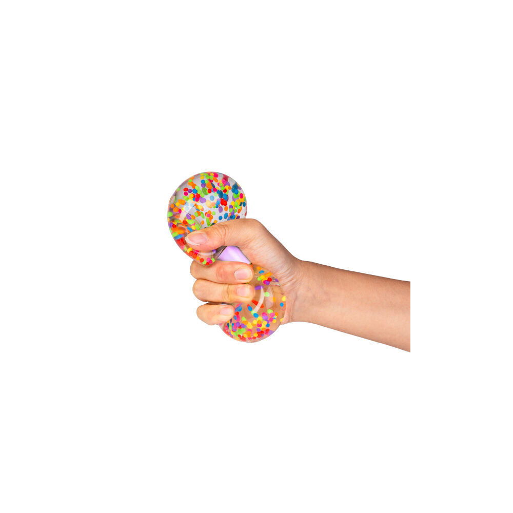 Smooshos 12x5.5x5.5cm Dumbbell Colorful Beads Squishy Ball Childrens Toy — image 2