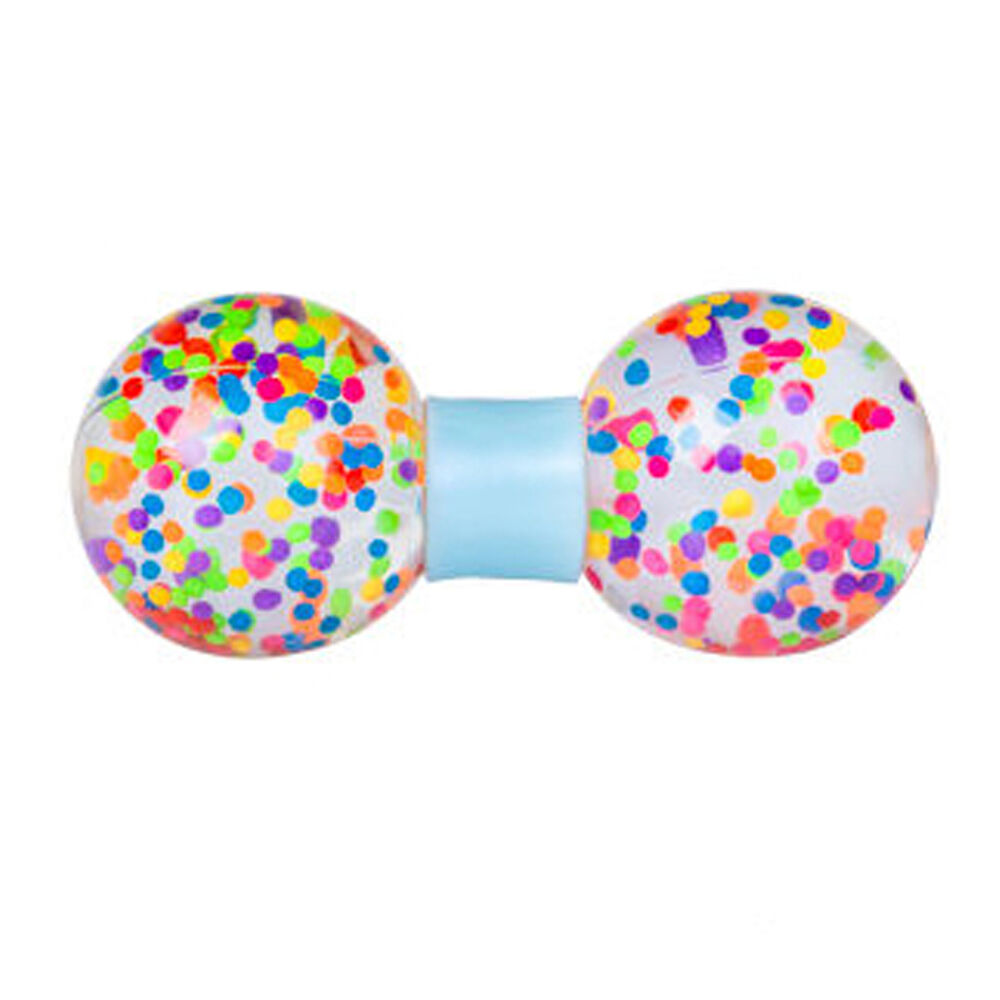 Smooshos 12x5.5x5.5cm Dumbbell Colorful Beads Squishy Ball Childrens Toy