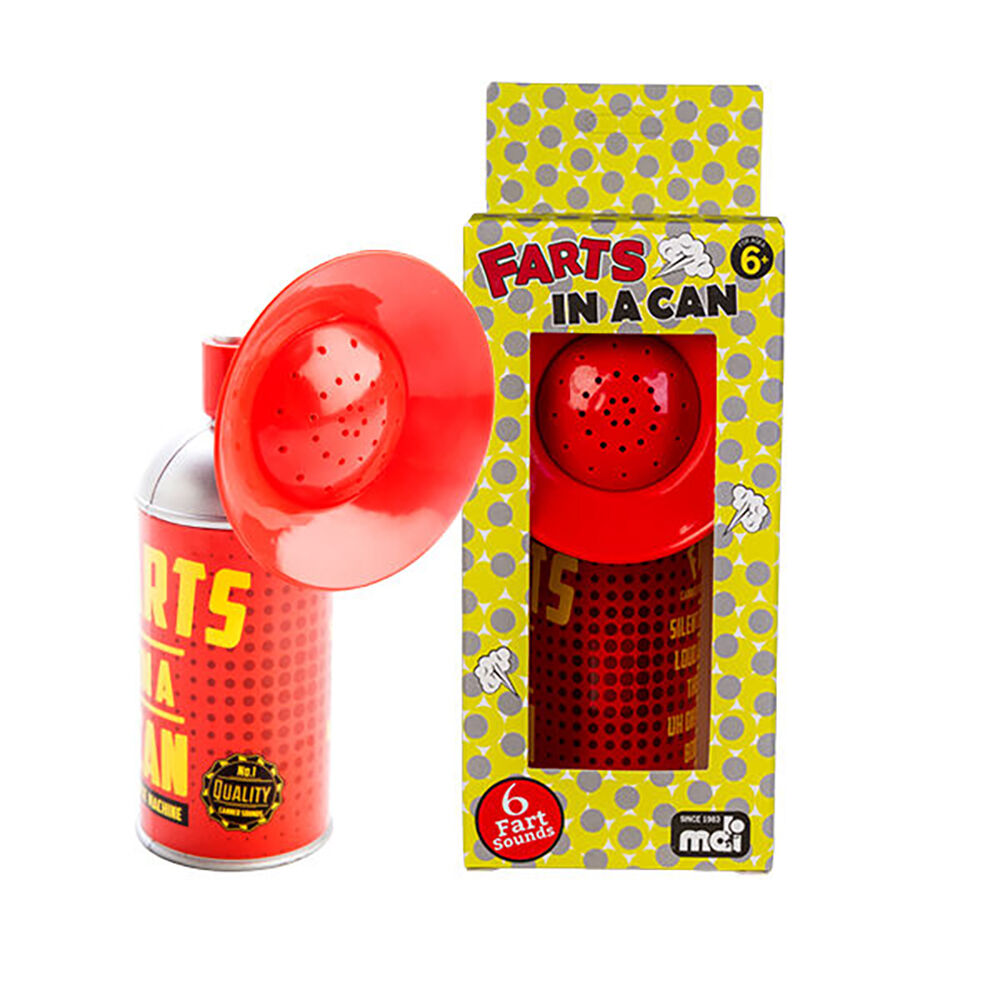 Mdi Farts In a Can Novelty Funny Noise Gadget Party Prank Toy 7x15cm Red 6y+ — image 4
