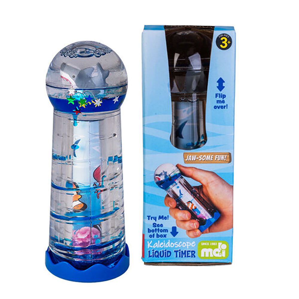 Shark Bay Liquid Timer Kaleidoscope Sensory Motion Desk Toy Decor 5x13cm — image 4