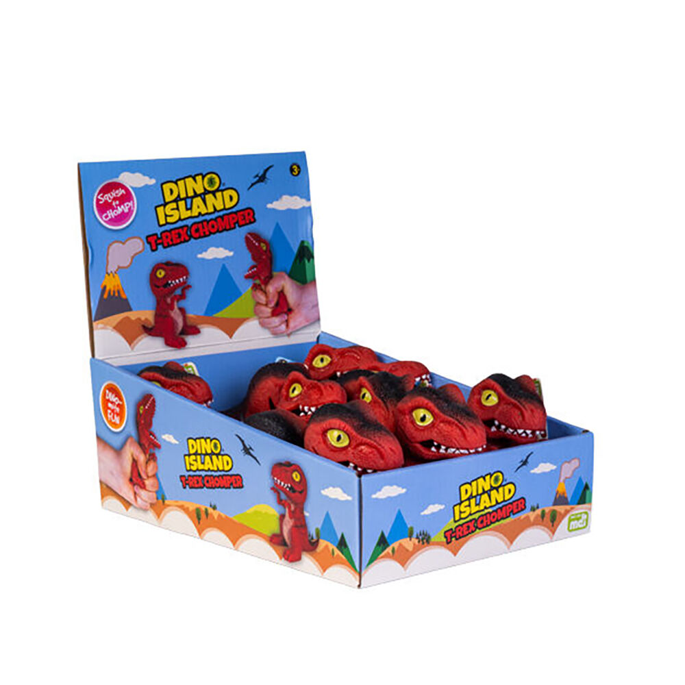 Dino Island 6.4x10cm Stress Relief Squish T-Rex Squeeze Sensory Toy Soft — image 3
