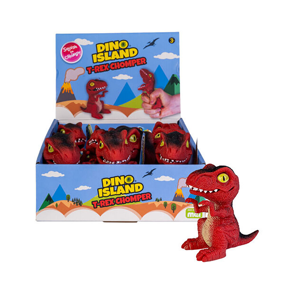 Dino Island 6.4x10cm Stress Relief Squish T-Rex Squeeze Sensory Toy Soft — image 4