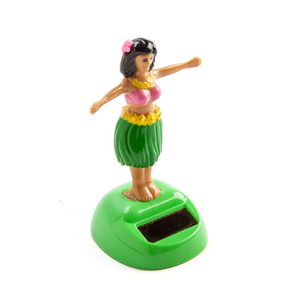 Mdi Desk Car Dashboard Decoration Solar Dancing Hula Girl Figure Toy — image 2
