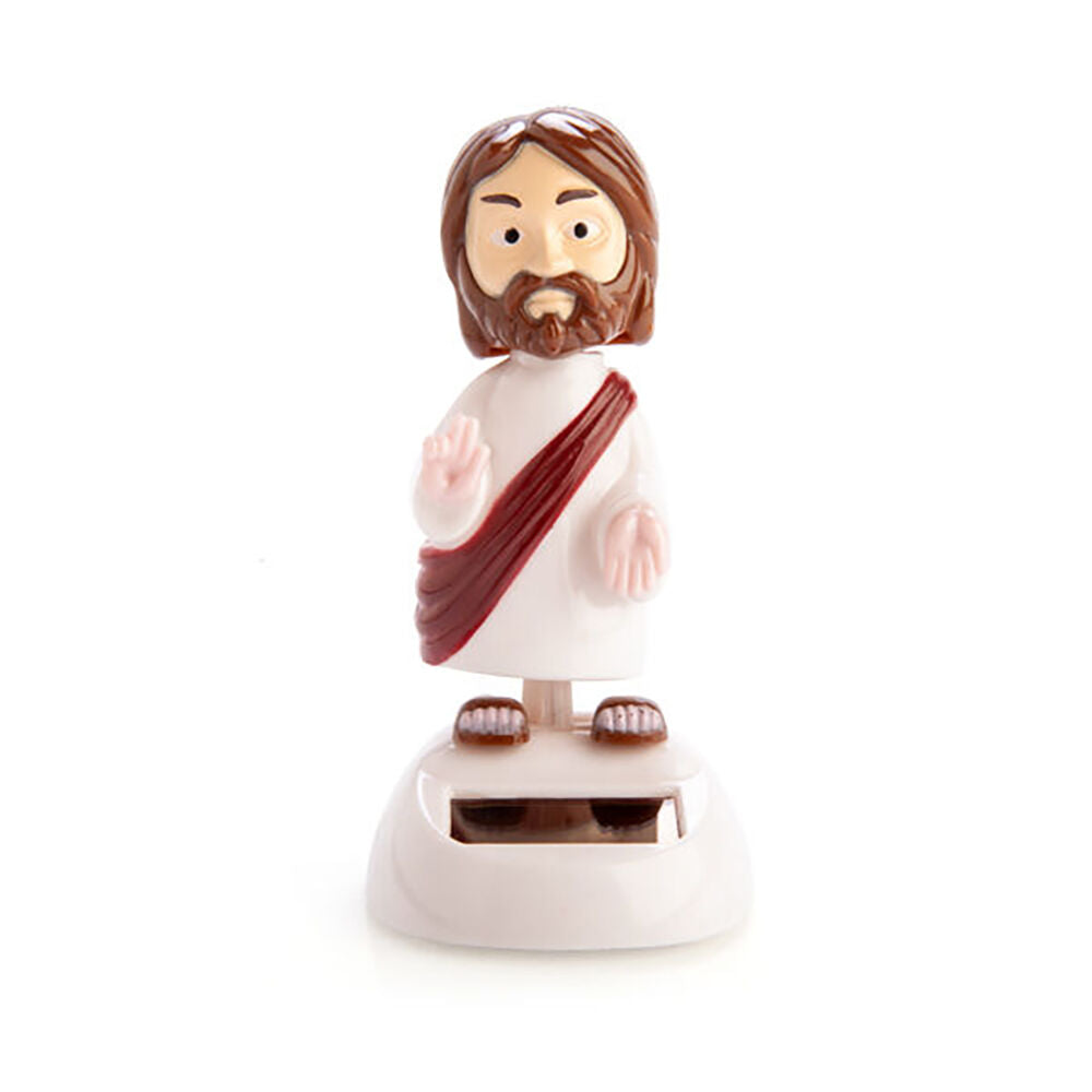 Mdi Desk Car Dashboard Decoration Solar Dancing Jesus Figure Toy
