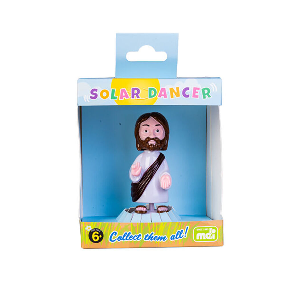 Mdi Solar Dancing Jesus Desk Car Dashboard Decoration Figure Toy (4 Pack) — image 4