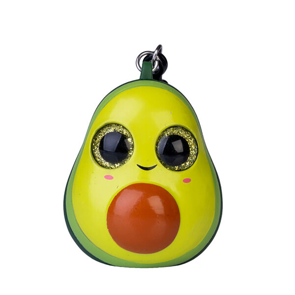 Mdi Eye Popping Keychain Avocado Squeeze Stress Relief Toy 5.7x6cm Green (6 Pack) — image 2