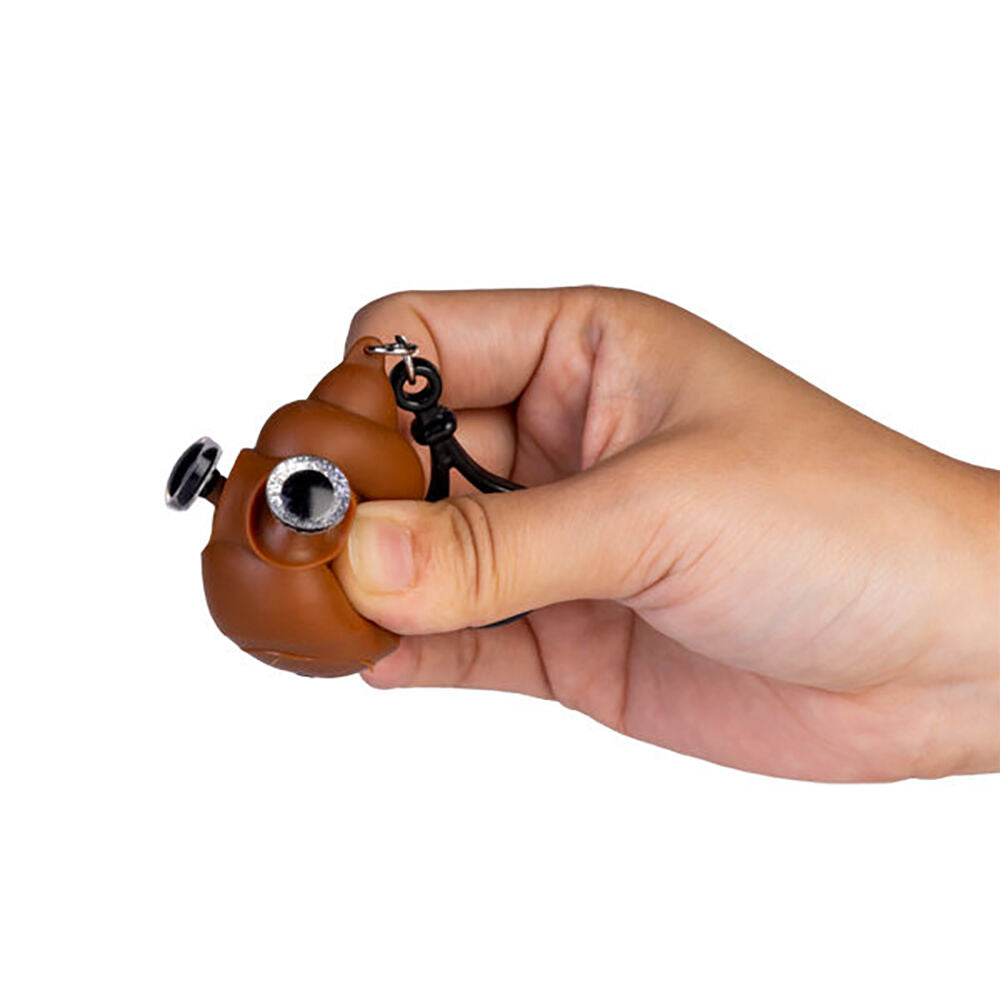 Koolface Eye Popping Keychain/Keyring Poo Squeeze Fidget Toy 3.5x4.2cm Brown — image 3