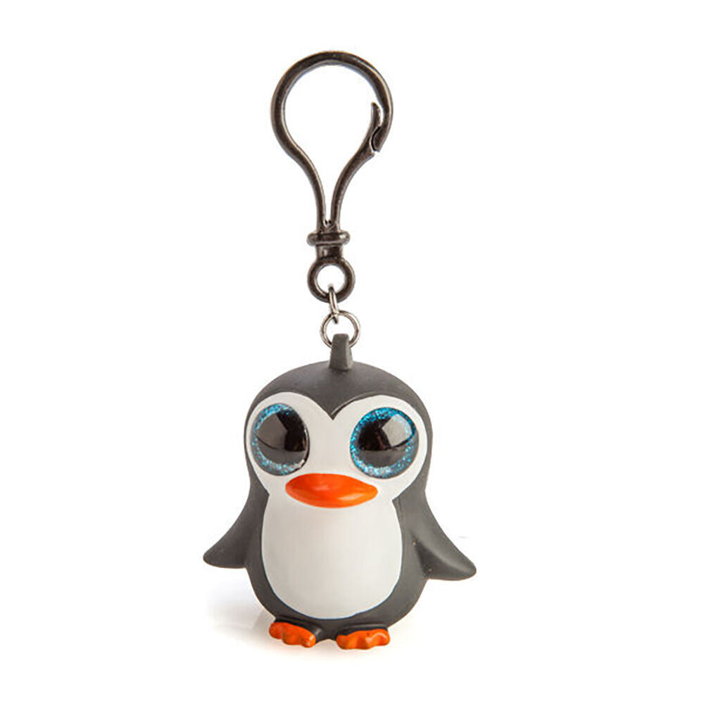 Penguin Island Eye Popping Keychain/Keyring Penguin Squeeze Toy 5.6x5.9cm (6 Pack) — image 2